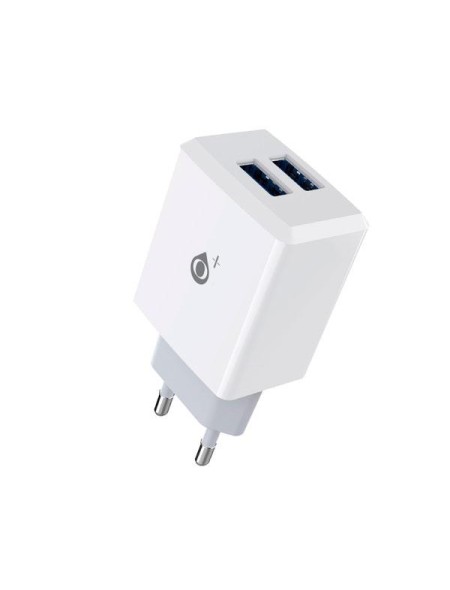 Cargador de red Usb x2 / 12w / Blanco / Jody NA0344 / One+