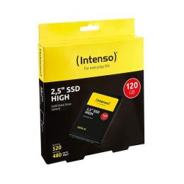 Disco duro 2.5 SSD Intenso 120Gb High Performance / 3d Nand SLC / Sata 3 / 520mb/s 3813430