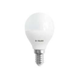 Bombilla LED Roblan e14 esferica / A+ / 5w / Calida / 3000k / 420lm / 220-240v LEDA1505E14C