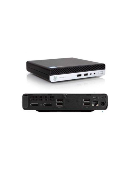 Ordenador Reacondicionado MINI HP Prodesk 400 g4 / i7-8th / 16Gb / 512Gb NVME / Win 11 Pro / Grado A / Sin cable trébol
