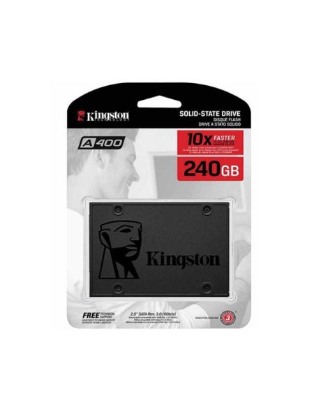 Disco duro 2.5 SSD Kingston 240Gb SSDnow / Sata3 / SA400 / SA400S37/240G
